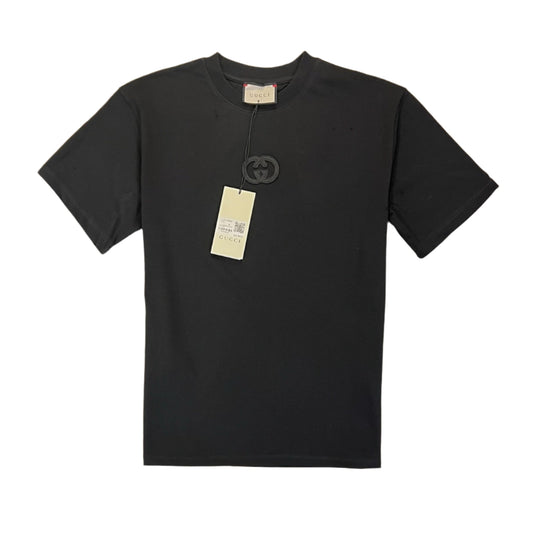 GUCCI GG Geborduurd T-shirt Zwart